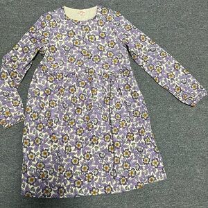 Charming Purple Floral Kids Dress